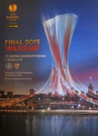 Футбольная программа Днепр - Севилья Финал Лиги Европы-2015