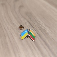 Україна - Літва Значок Украина Литва