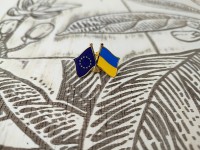 Україна Євросоюз Значок Украина - Евросоюз